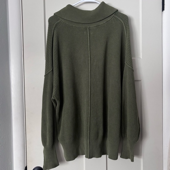 Aerie Knit Quarter-Zip Sweater - Picture 3 of 3